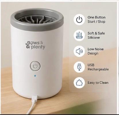 Automatic Pet Paw Cleaner for Dogs and Cats