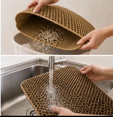 2-Layer Cat Litter Mat – Stop Litter Tracking & Keep Floors Clean